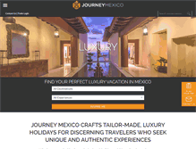 Tablet Screenshot of journeymexico.com